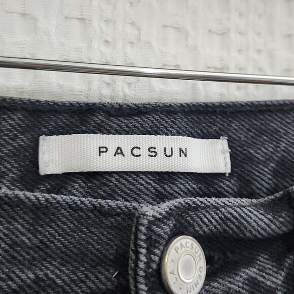 PacSun Black Distressed Dad Jeans Women's Size 26 - Picture 12 of 14